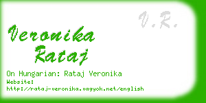 veronika rataj business card